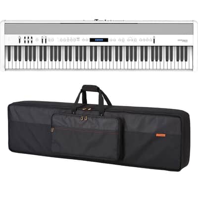Roland FP-60X Portable Digital Piano (White), Roland CB-B88V2 Bundle