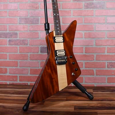 B.C. Rich USA Custom Explorer One Off  Natural 1986 w/ Fitted Hardshell Case image 5