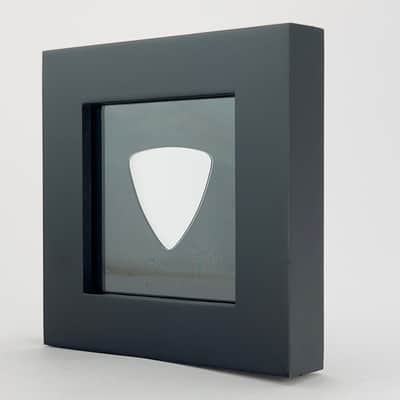 3" x 3" Double Sided Guitar Pick Display, BLACK #346 Triangle Bass Shape image 11