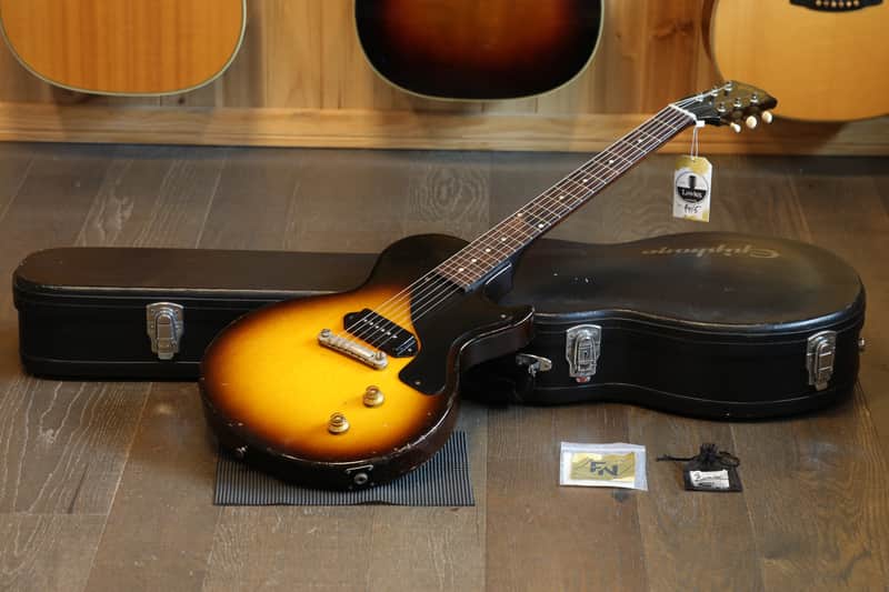 Vintage! 1958 Gibson Les Paul Junior All OG Electric Guitar Sunburst + HSC image 1