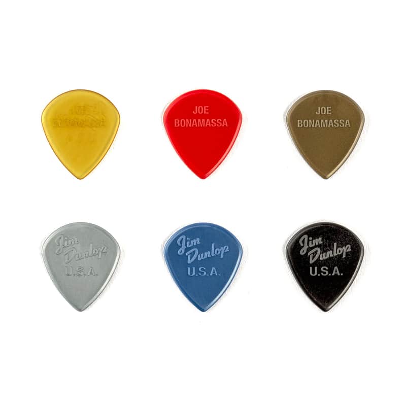 Dunlop Guitar Picks Joe Bonamassa Custom Jazz III Variety Pack 6 Picks image 1