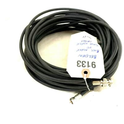 BELDEN 40FT BNC MALE TO SMA MALE BNC TO SMA CABLE #9133 (ONE) image 1