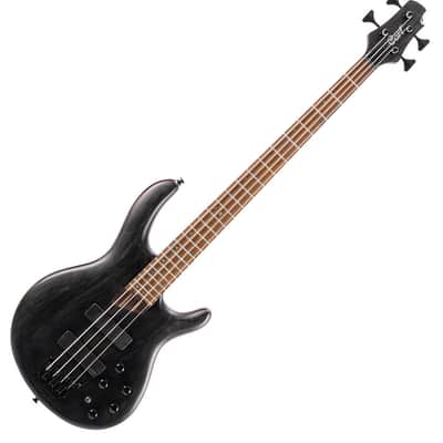 Cort Artisan B4 Element Open Pore Trans Black 4 String Bass Bartolini MK-1 image 1