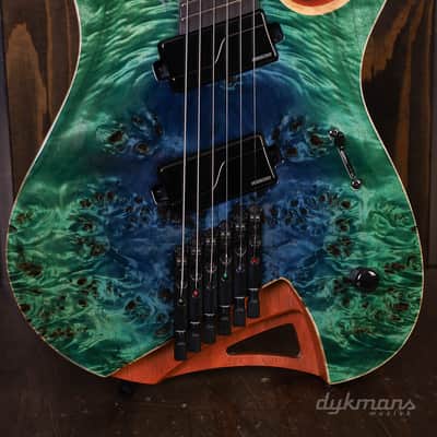 Mayones Hydra 6 Elite VF Trans Blue Greenburst image 1