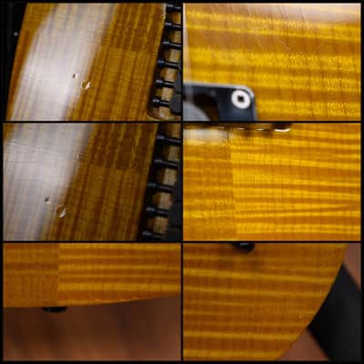 Hamer GCAS Californian Standard Figured Maple Body Transparent Yellow 1988 w/OHSC image 14