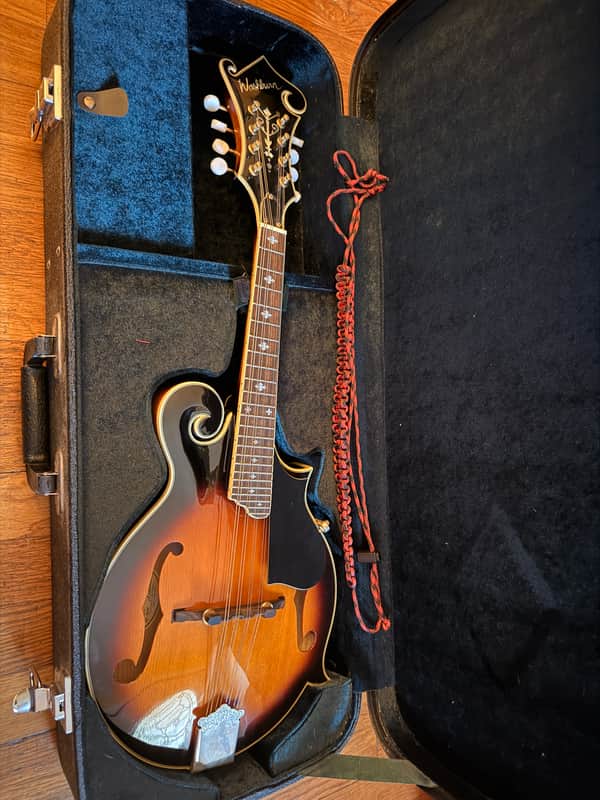 Washburn M3SWK Bluegrass F-Style Mandolin 2010s - Sunburst image 1