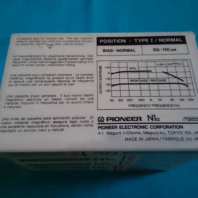 5 Pioneer N1a 90 Vintage Blank Audio Cassette Tapes - Sealed image 2