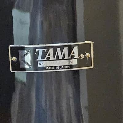 1978 Tama Imperialstar 12x15 Concert Tom Jet Black Made in Japan Vintage image 3