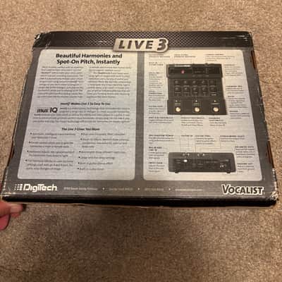 DigiTech Vocalist Live 3 Vocal Harmony & Pitch Correction Effects Pedal (With Original Box) image 3