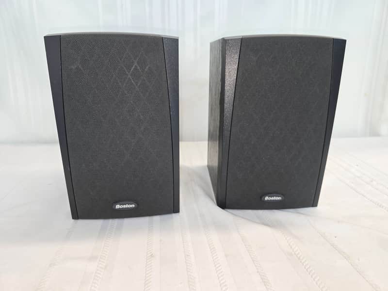 Boston Acoustics Boston Acoustics CR65 Black (Pair) 2-Way Bookshelf Speakers 90s image 1