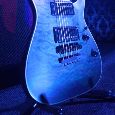 ESP LTD H7-2015 40th Anniversary 2015 - See Thru Black Satin image 2