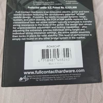 Babicz Full Contact Hardware FCH 4-String Bass Bridge String-Thru Chrome FCH4CH image 2