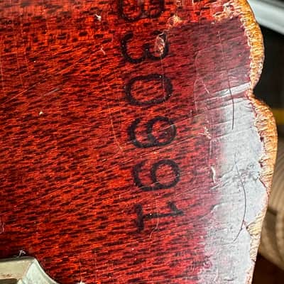 Gibson ES 335 TDC from 1968-69 in cherry red with original case image 11