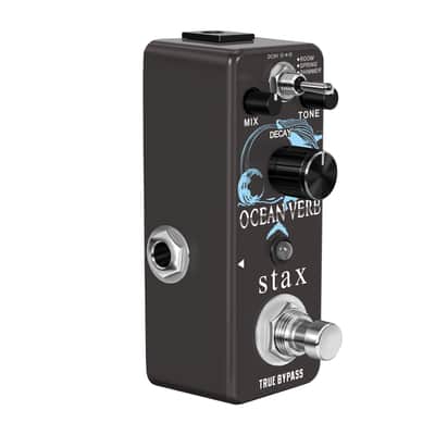 Stax Digital Reverb Pedal Ocean Verb Guitar Effect Pedal Room/Spring/Shimmer Models for Guitar image 5