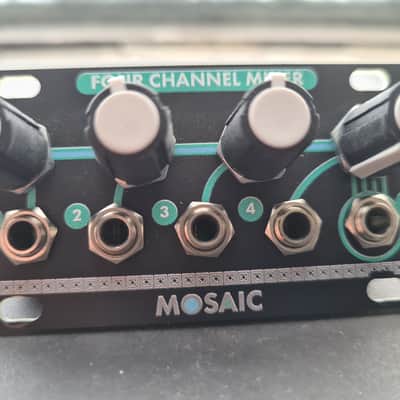 Mosaic Four Channel Mixer 1U (intellijel format / eurorack) image 4