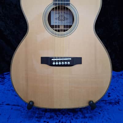 2024 Darren Hippner Handmade OM Steel String – Brand New Old Stock – Indian Rosewood & Sitka Spruce image 3