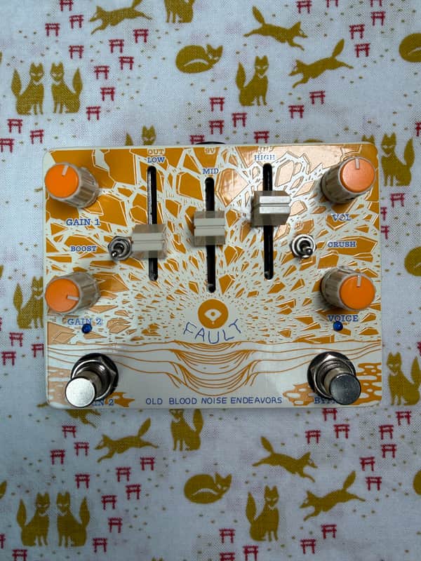 Old Blood Noise Endeavors Fault Overdrive / Distortion V2 2020 - Present - Graphic image 1