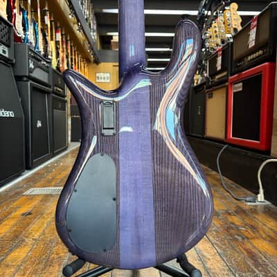 Spector Euro 4 CST Bass Guitar Natural Violet Burst Gloss w/Padded Gig Bag image 3