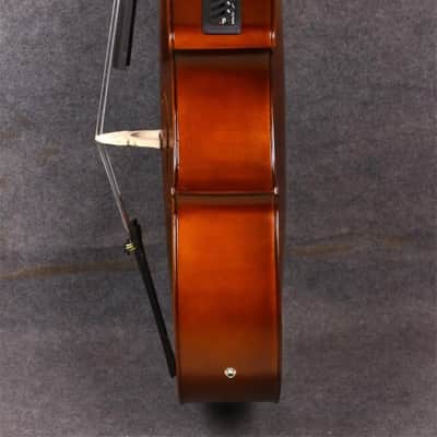 New 5 String Electric Cello 4/4 Maple / Spruce Wood with Case and Accessories image 3