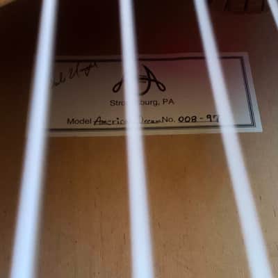 Dale Unger's American Archtop VINTAGE, OVAL, 7 STRING, American Dream 1996 - Natural Bird's Eye Maple image 2