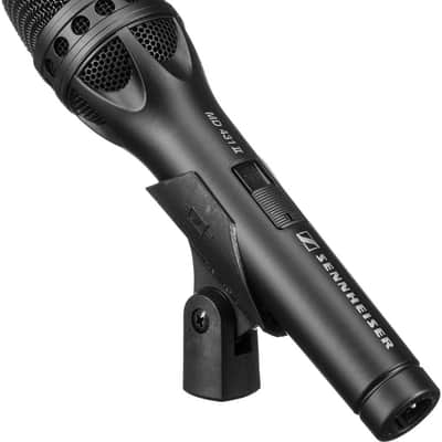 Sennheiser MD431-II Super-Cardioid Handheld Dynamic Microphone,Black image 4