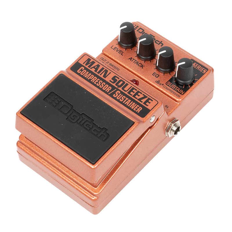 DigiTech Main Squeeze Compressor Sustainer Pedal | Reverb