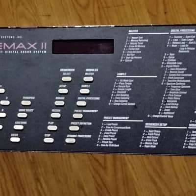 E-MU Systems Emax II Rackmount 16-Voice Sampler Workstation 1989 - Black