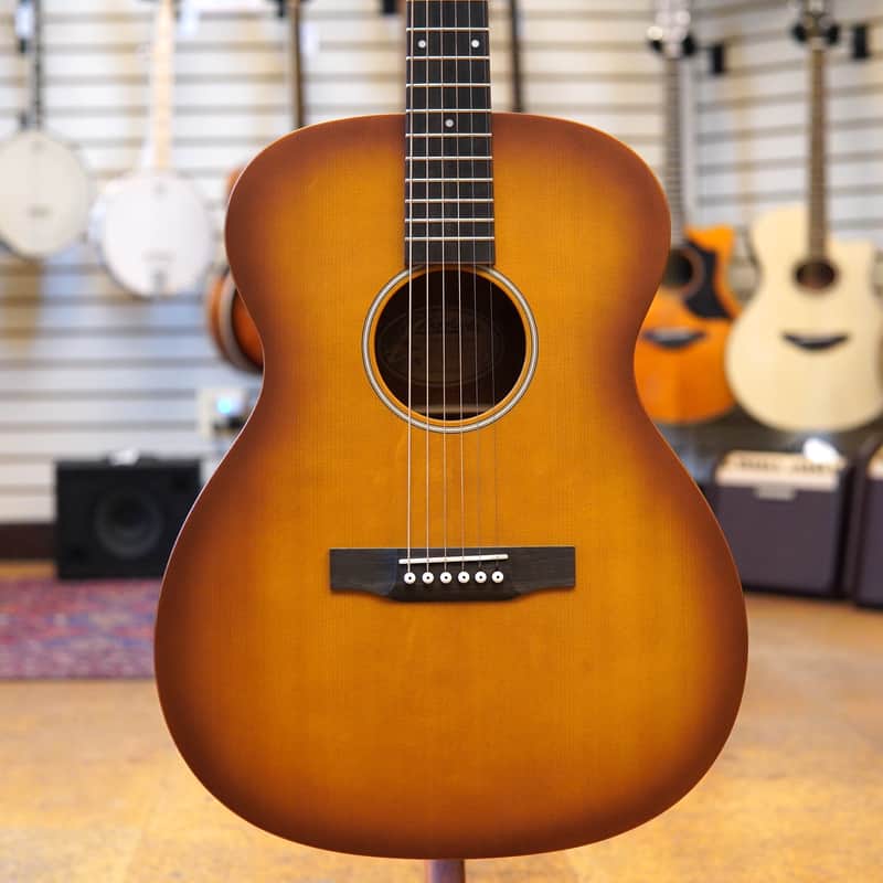 Larrivee Simple 6 OM Sitka Spruce/African Mahogany Acoustic Guitar 2024 Sunset Sunburst w/Hard Case image 1