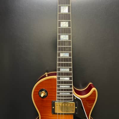 Gibson Custom Shop M2M 1968 Les Paul Custom Figured Top - Iced Tea Burst 2024 image 7