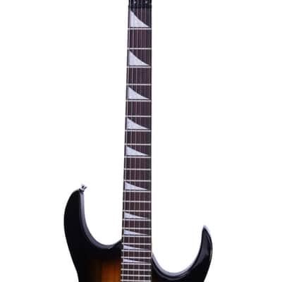 Glarry 170 Type Electric Guitar w/ 20W Amplifier Sunset image 4