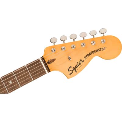 Squier Classic Vibe '70s Stratocaster HT HSS, Laurel Fingerboard, Black Pickguard, Mocha image 4