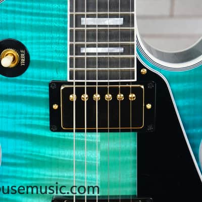 Gibson Custom Shop Dealer Select Les Paul Custom Figured – Opal Reef image 5