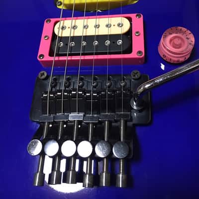 KRAMER LK-4 MOD Candy Blue 1980s Electric Guitar, Made in Japan, v8443 image 5