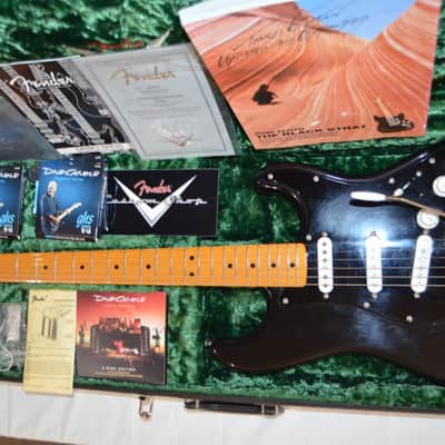 Fender Custom Shop David Gilmour Stratocaster NOS 2008 - 2021 - Black over 3-Color Sunburst image 2