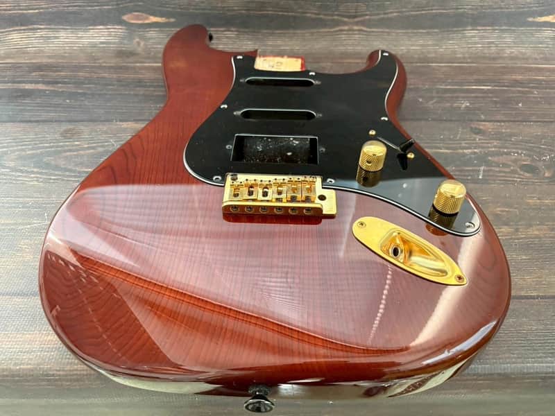90s Charvel CST-060-SSH Stratocaster Type Ash Body w/Plate Made in