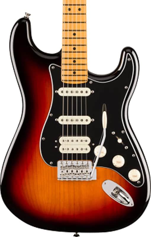 Fender American Professional Classic Stratocaster HSS Electric Guitar. Maple Fingerboard, 3-Color Sunburst TGF33