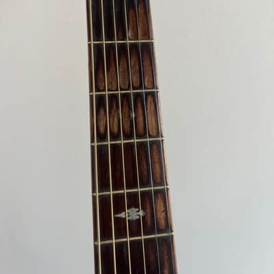 Harmony Ridgeway archtop acoustic  1943 Moon burst image 11
