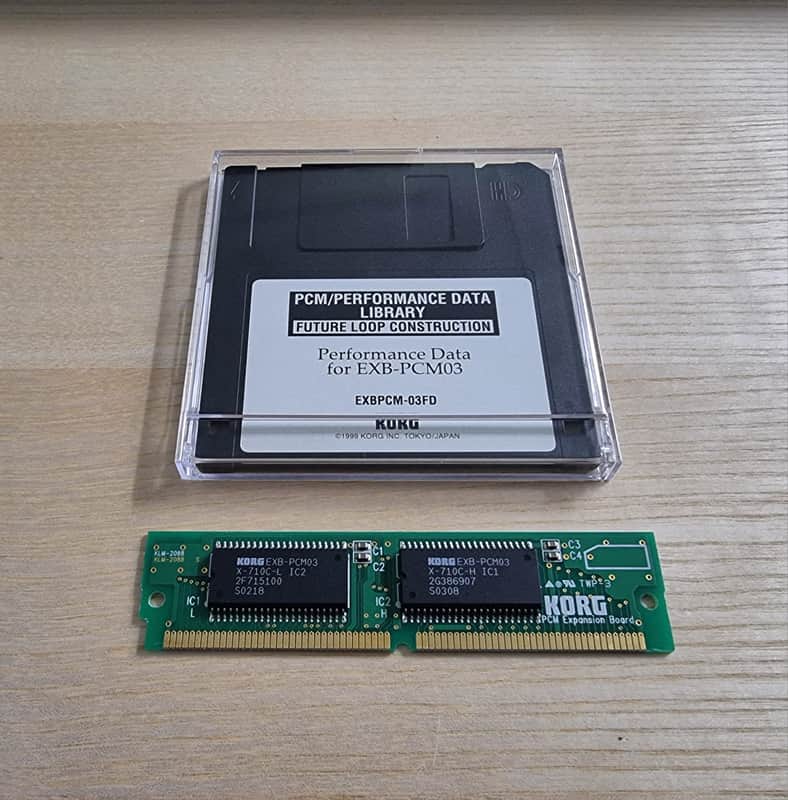Korg EXB-PCM03 Future Loop Construction PCM Expansion Board + Original Disk image 1