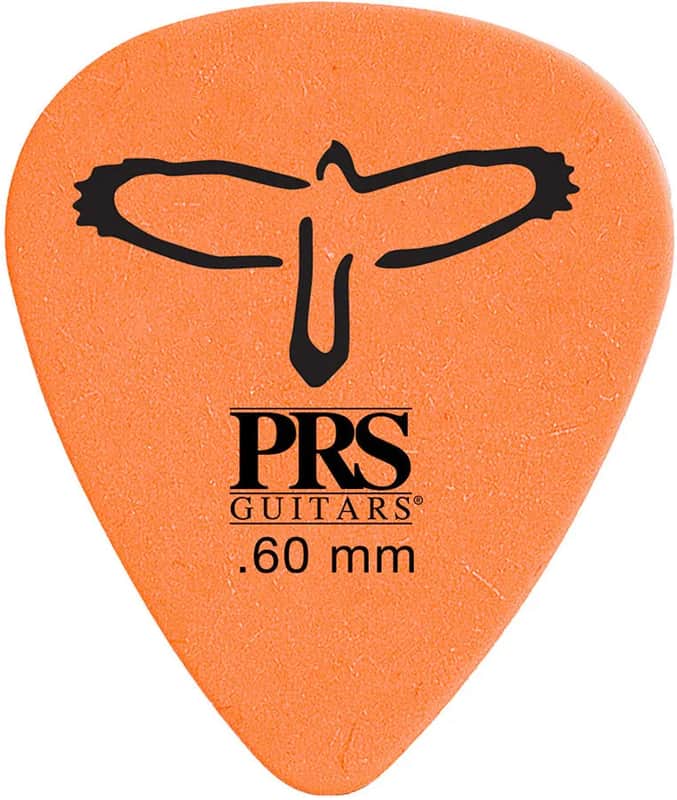 PRS 12 Delrin Picks 0.60mm (Orange) image 1