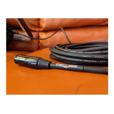 Pig Hog PHDMX10 3-Pin DMX Lighting Cable (Black,10-Feet) image 2