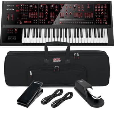 Roland JD-XA Analog/Digital Synthesizer, Gator GK-49 Keyboard Case, Nektar NX-P, Sustain Pedal, (2) 1/4 Cables Bundle