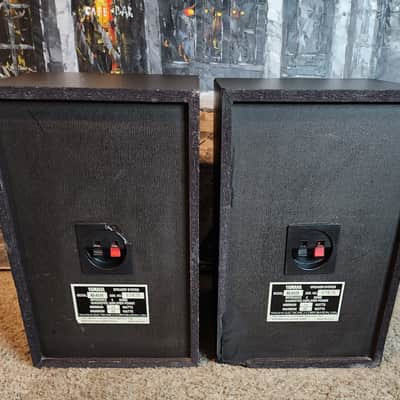 Yamaha Yamaha NS-A526 is a vintage, 2-way passive bookshelf speakers 90s - Black image 7