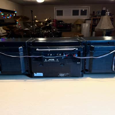 Vintage Fisher PH-W803 Double Cassette Dubbing Boombox Radio Works Great READ image 5