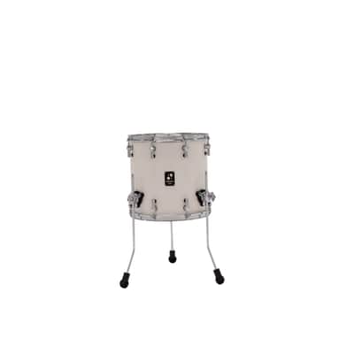 SONOR Momentum Birch Series 14x13.75" Satin Pure White Matte Lacquer Floor Tom Drum w/Legs | Worldwide Ship | NEW | Authorized Dealer image 2