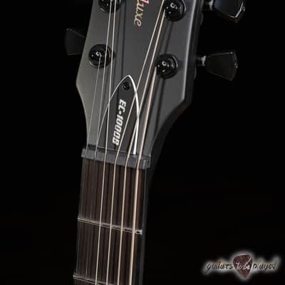 ESP LTD EC-1000 Baritone LH Fishman Left-Handed Guitar – Charcoal Metallic Satin image 5