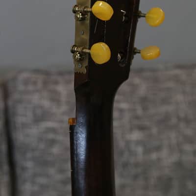 Early 1900's French Parlor Guitar - Mirecourt René Gérome Salon, Gypsy Parlor - Romantic Nylon String image 20