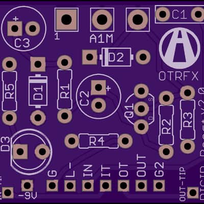 Immagine RigidBoost PCB - Build your own NO-CRACKLE SHO Boost Pedal! - 1