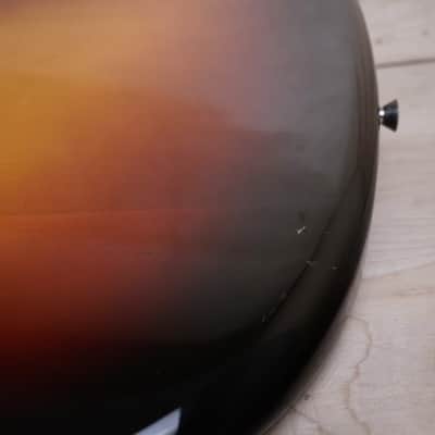 Fender JB-62LH Jazz Bass Reissue MIJ 1990 Sunburst Lefty Handed Lefty Japan w/ Bag image 16
