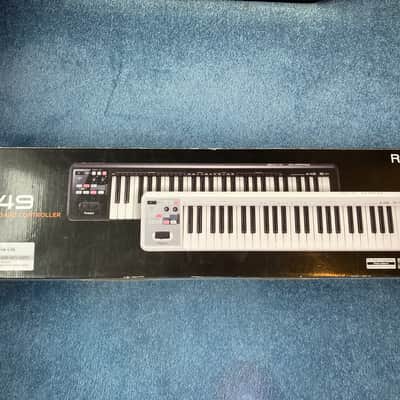 Roland A-49 MIDI Keyboard Controller 2014 - 2021 White image 10