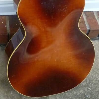 1935 Harmony Gene Autry Old Santa Fe Archtop - Amber Sunburst image 4